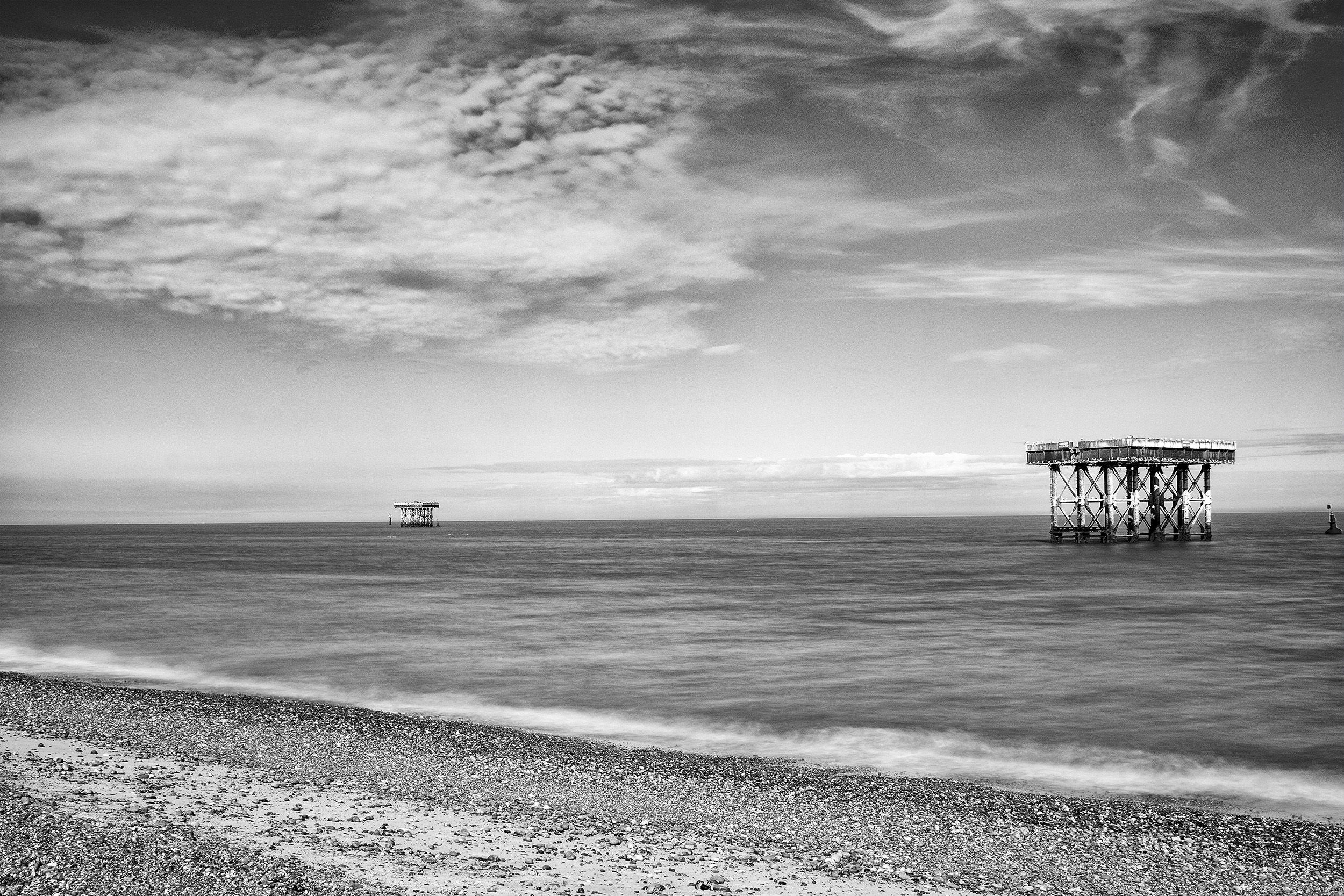 Sizewell Beach by the Nuclear Station in Suffolk
